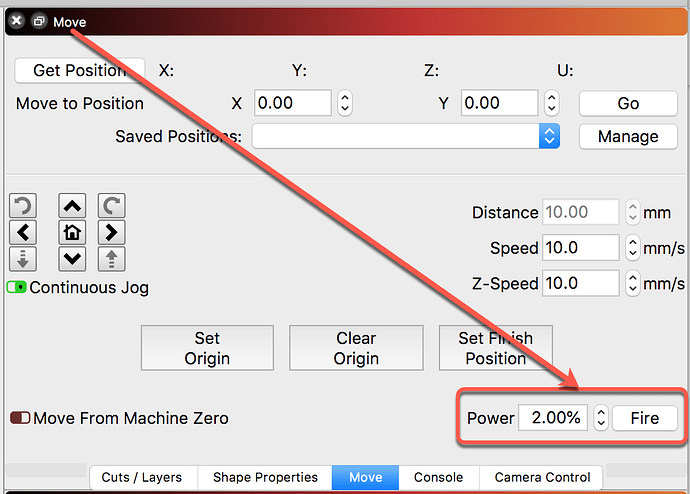 ortur laser master 2 pro lightburn settings