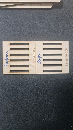 factory vs 30 psi