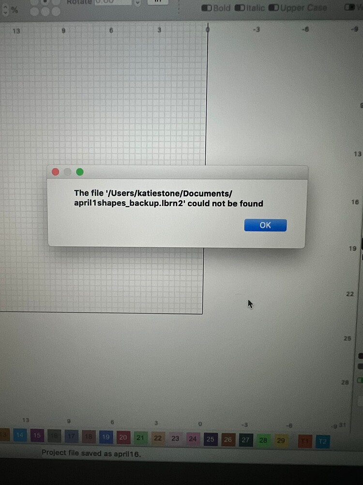Premature end of Document error? - OS Specific - LightBurn Software Forum