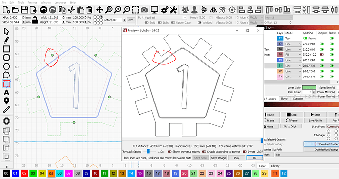 Lightburn tabs not working on corners 3-27-2021