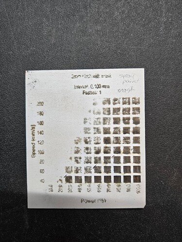 material test spray paint shellac and mask (2)