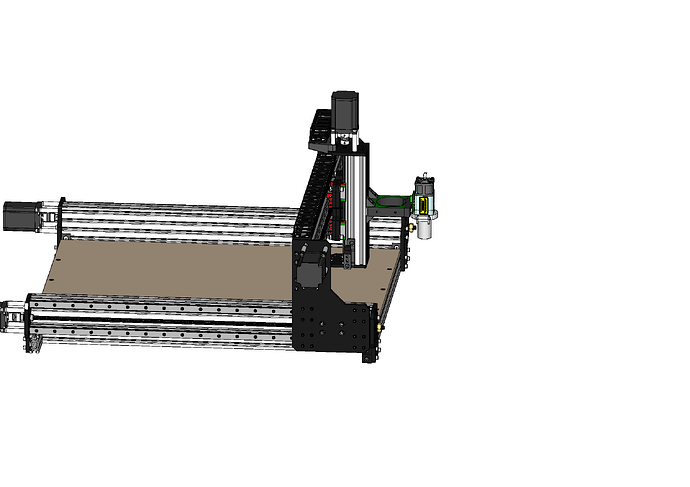 CNC laser overhang