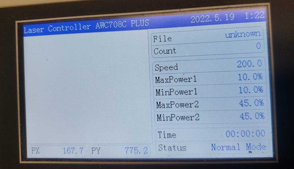 Files not recognized - Trocen AWC controllers - LightBurn Software Forum