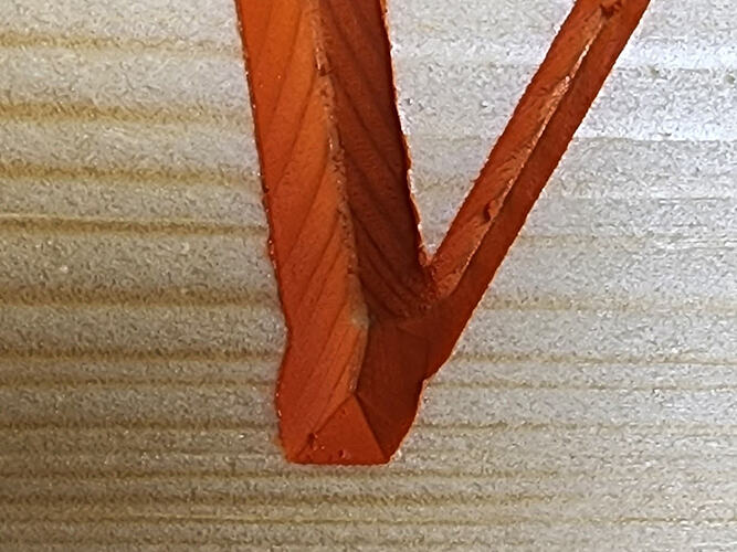 V-Carve Unusual Path cut