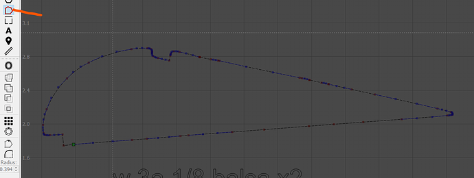 edit nodes to change shapes and eliminate jaggies