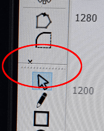 LightBurn - toolbar splitter