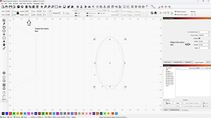 Polygon Size Solution