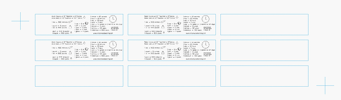 LightBurn - Cat ruler - template with back image