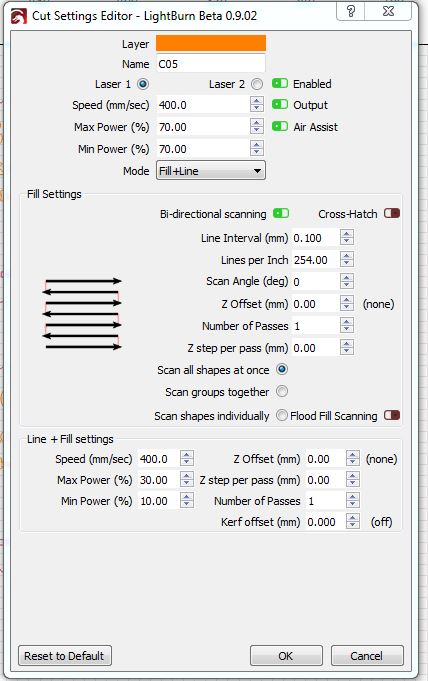 LightBurn 1.4.01 for windows download