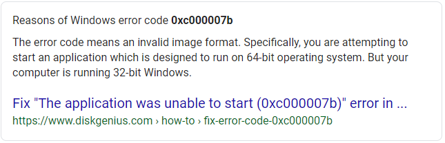 How To Fix 0xc000007b Error How To Fix 0xc000007b Error For