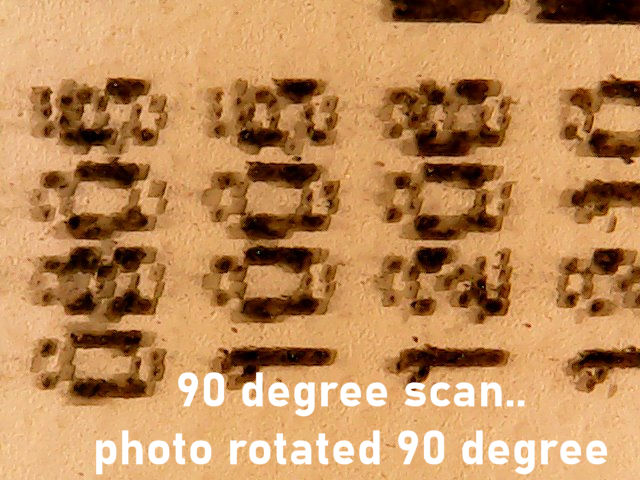 90 degree scan rotate 90 degree