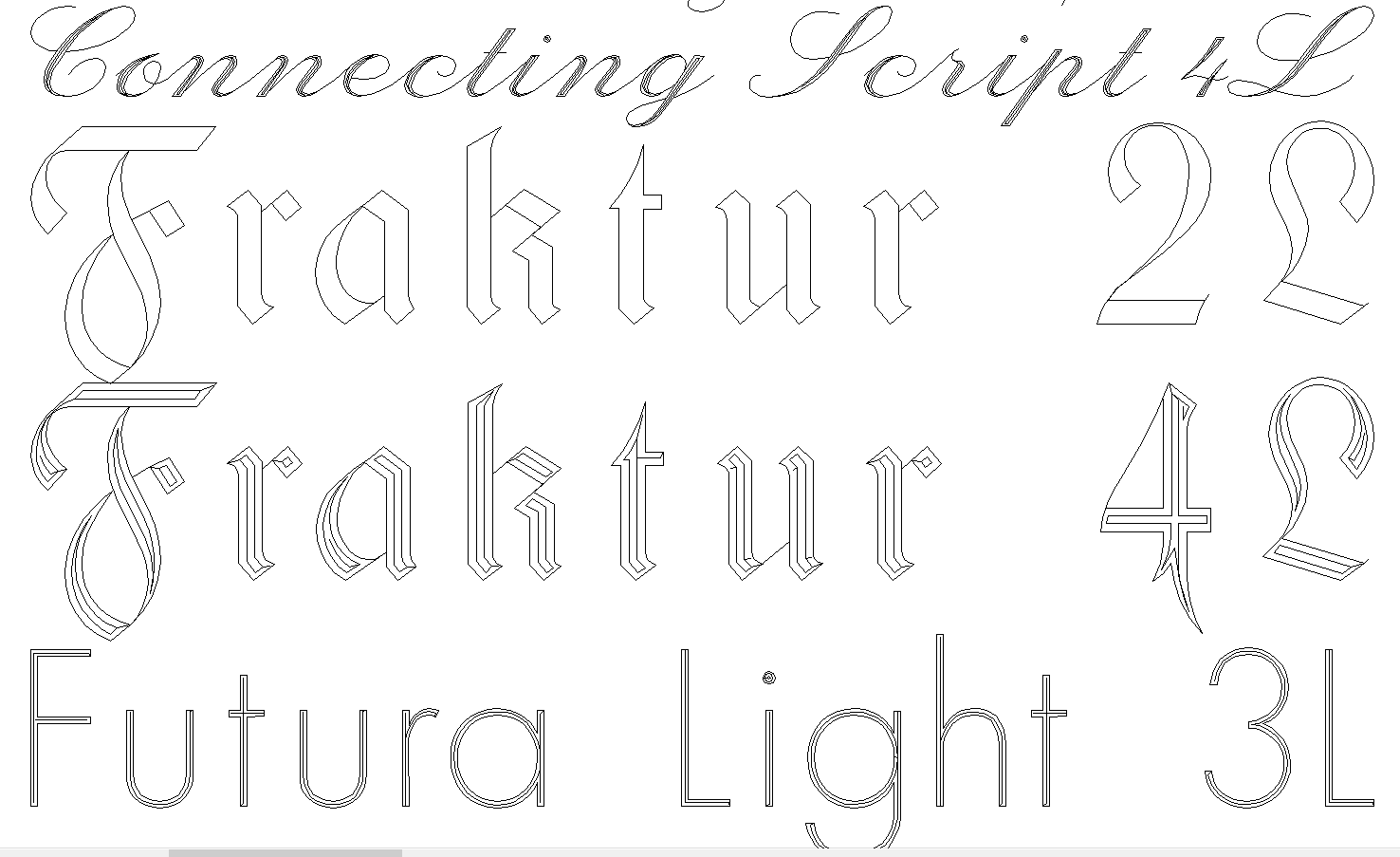 Free single line fonts for engraving download