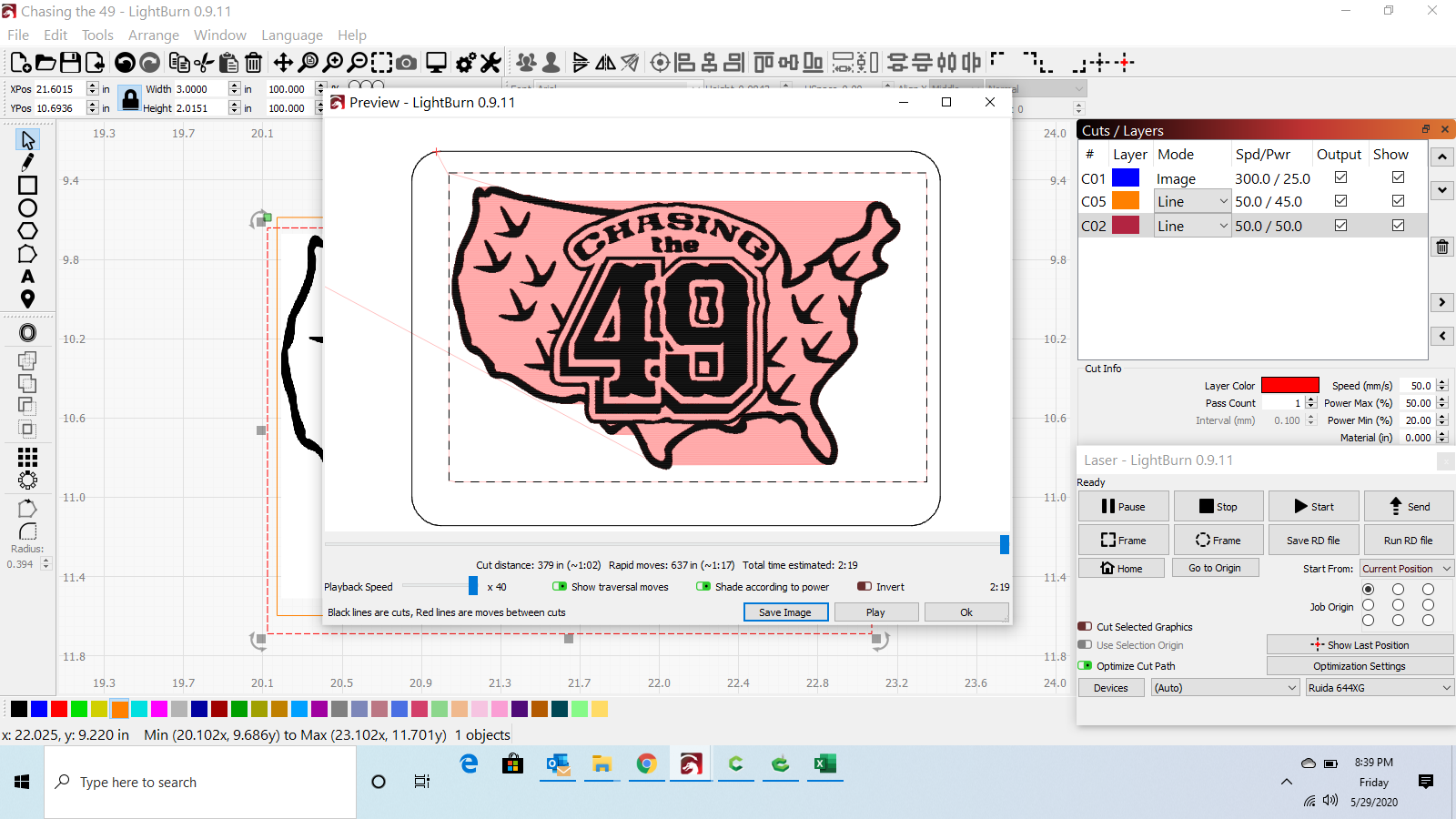 Hat patches keep me busy - Finished Creations - LightBurn Software