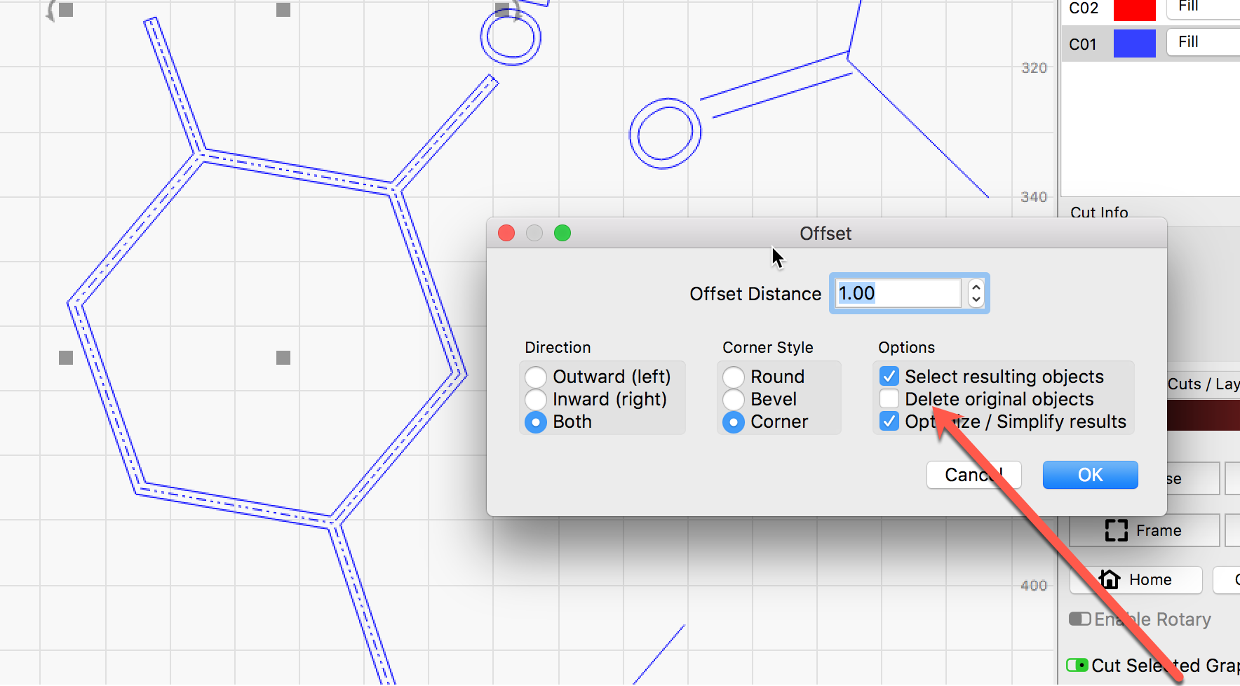 How to get inverse fill to follow outline without waste - Getting Started  With LightBurn - LightBurn Software Forum