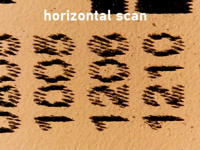 horizontal scan 2