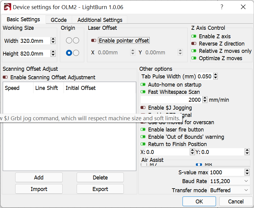 Circle trouble - beginning and end are offset - LightBurn Hardware  Compatibility - LightBurn Software Forum