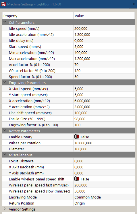 2024-05-05_Machine Settings - LightBurn 1-6-00