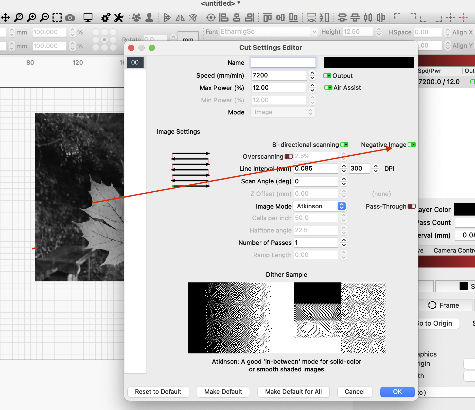 Lightburn GCode Inverts Light and Dark on Photos - Snapmaker 2.0