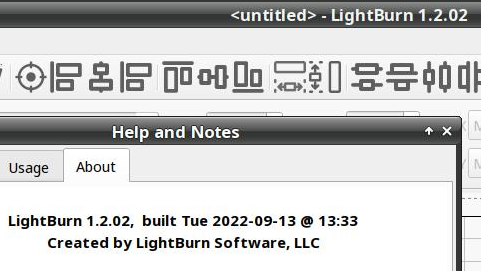 LightBurn 1.2.02 - Right Align icon mismatch