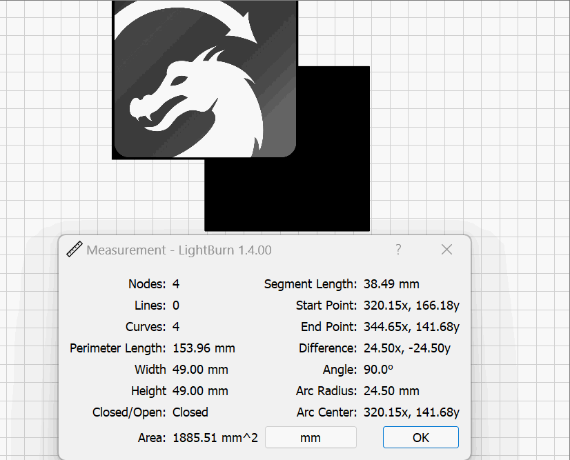 Hope its not a bug but not tried the measure tool before 1.4