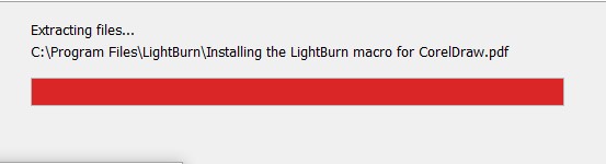 Error message on installing lightburn