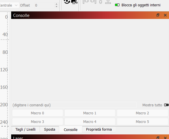 screen consolle LB