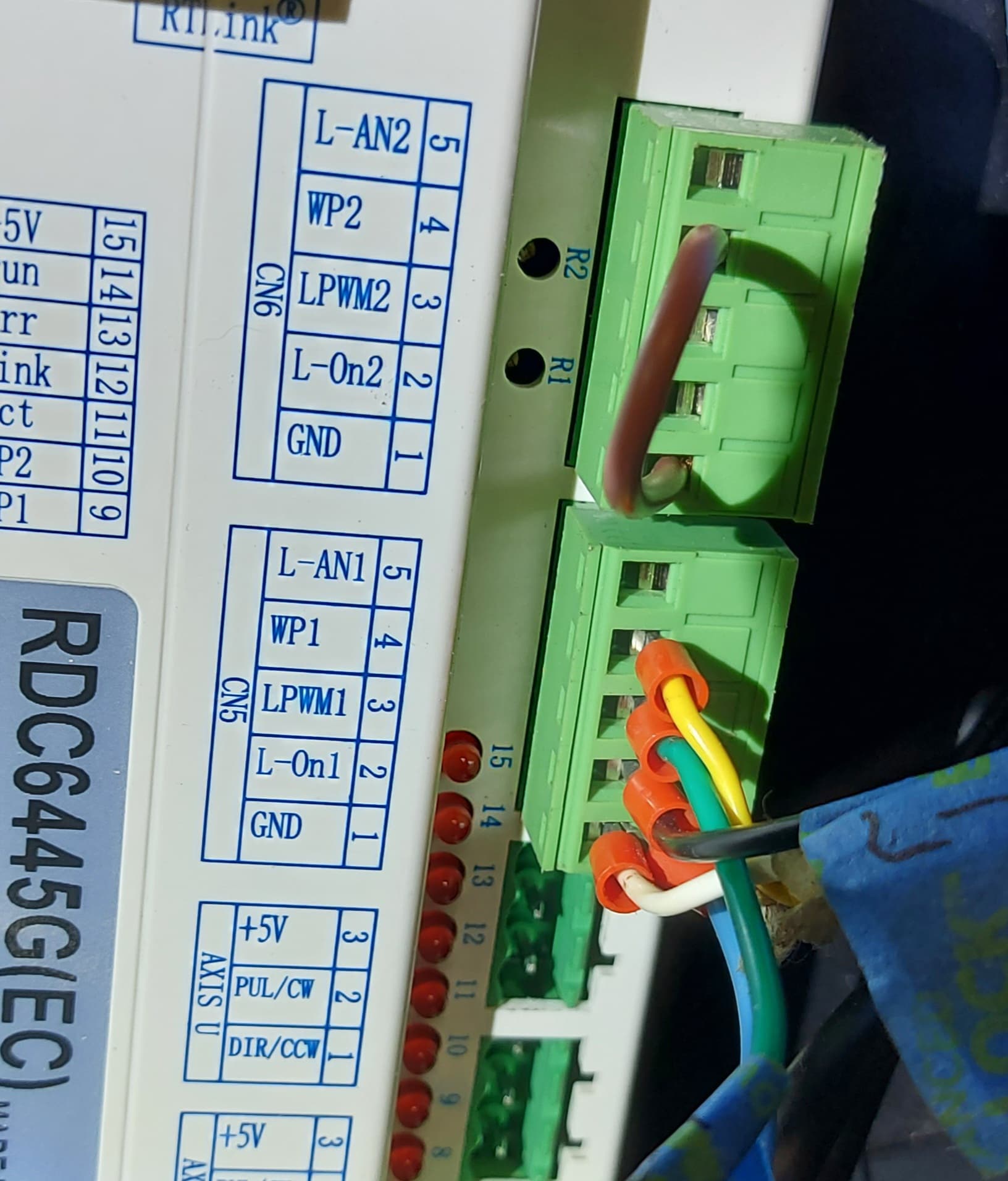 Installed A Ruida RDC 6445 Controller And Can t Turn Laser Beam Off 