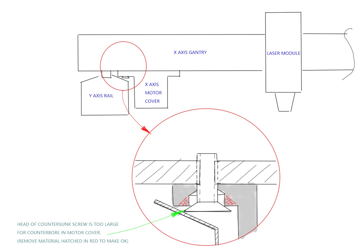 Creality Falcon 2 - 22 W is crashing into the frame - GRBL - LightBurn  Software Forum