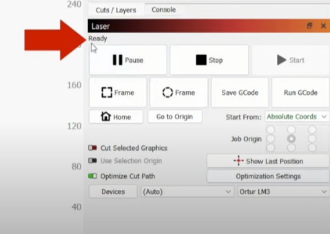 Setting up Ortur Laser Master 3 with Lightburn - LightBurn