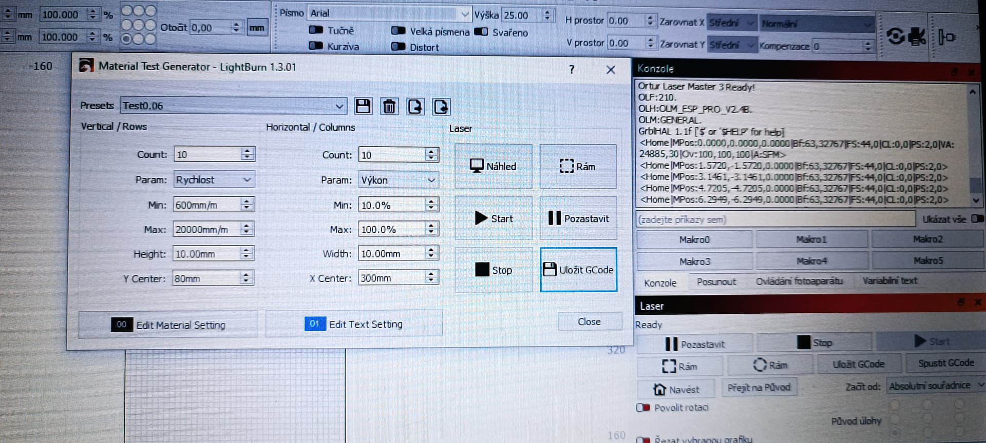 Layer alert and poorly engraved the Glass LightBurn Software