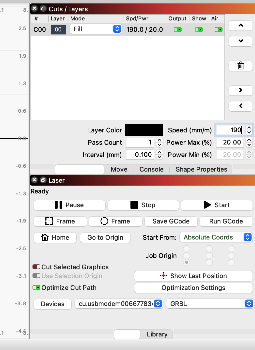 lightburn laser software