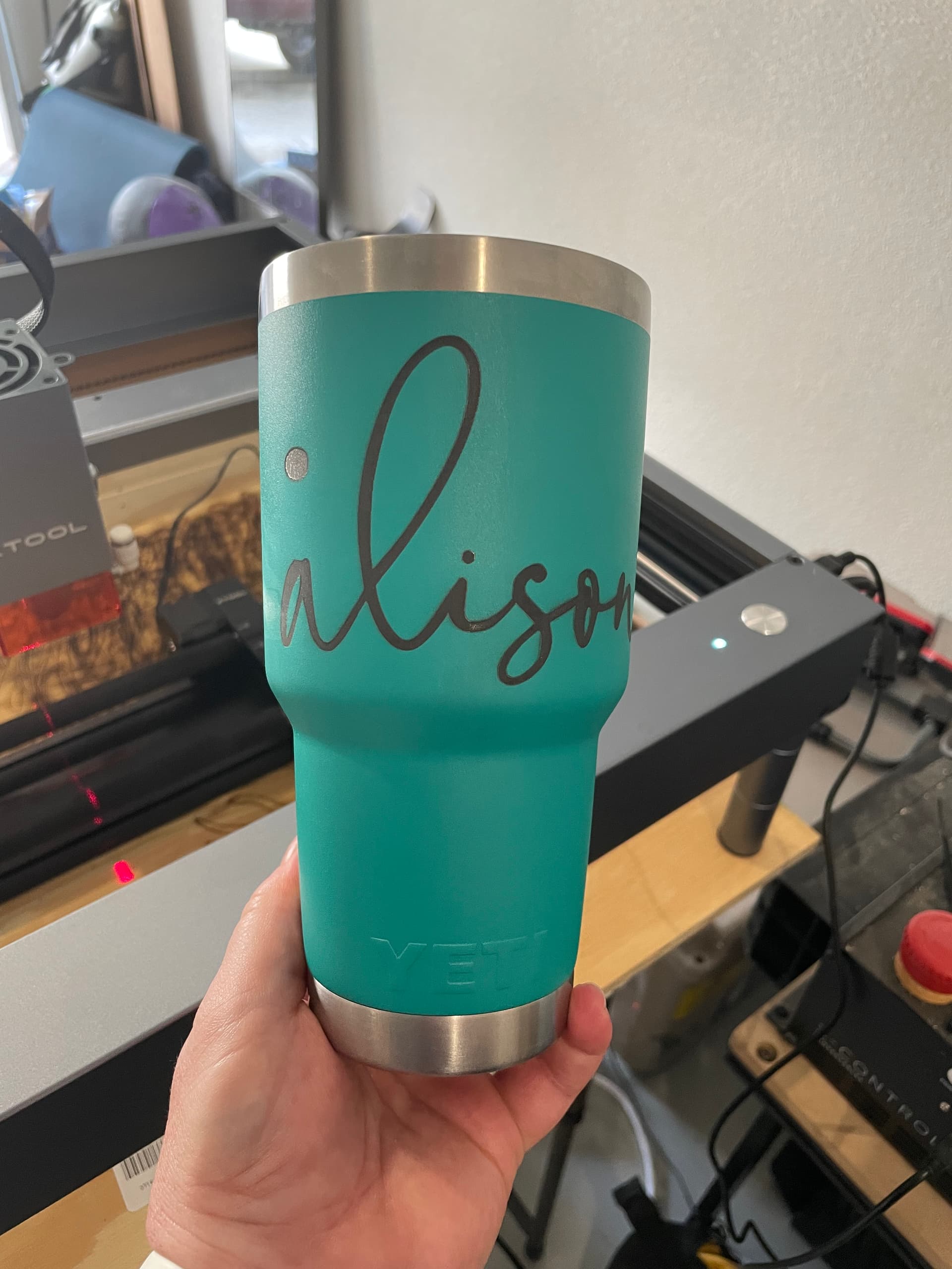 Yeti Laser Engraving: How to Laser Engrave a Yeti Cup - xTool
