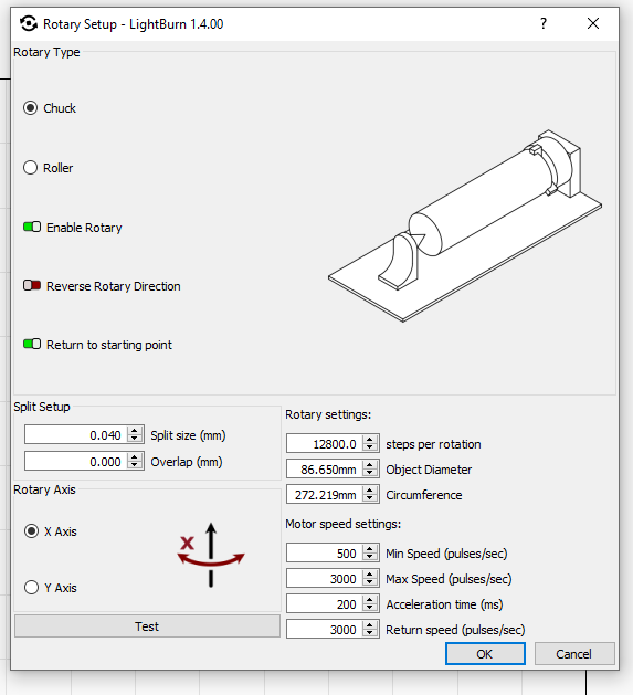 Logo's from rotary are stretched. Settings advice? - LightBurn Software ...