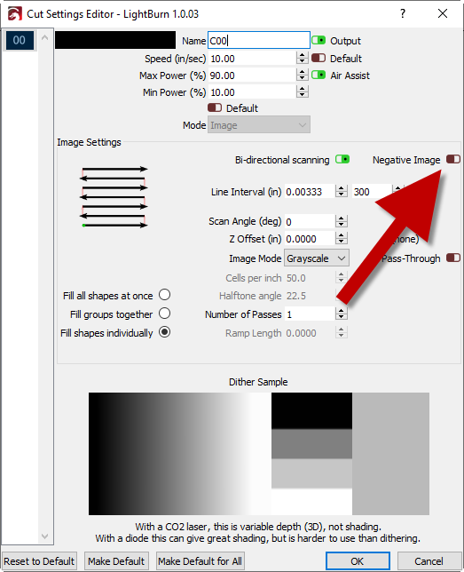 Lightburn GCode Inverts Light and Dark on Photos - Snapmaker 2.0