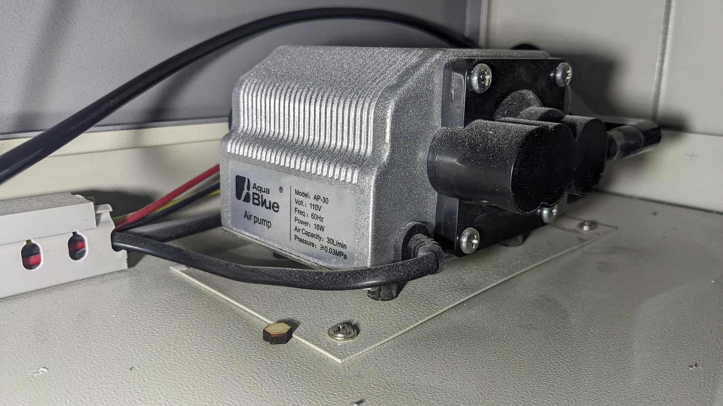 110V 16W Laser Air Assist Air Pump 30L/Min 0.03MPa for Laser Engraver  Aquarium