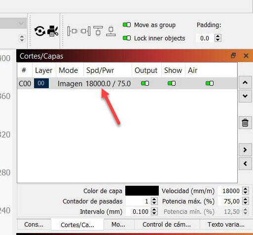 Forum 101912 lightburn speed