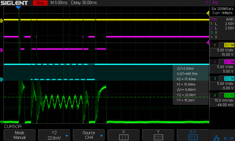Tube Current - PWM bandwidth - 10 sine - 500mm-s - 10ma-div - 254dpi