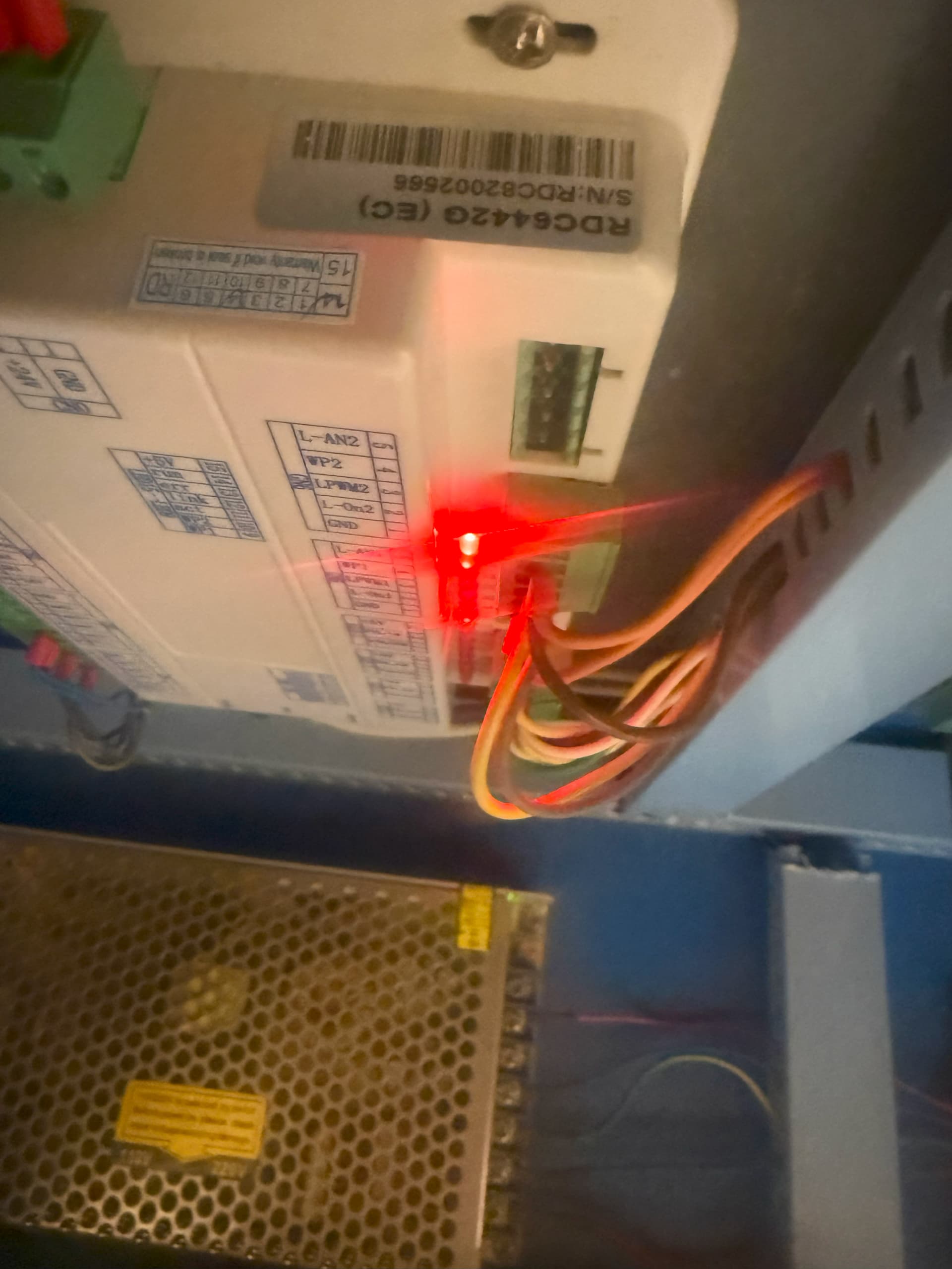 After running job the laser frezes - Ruida controllers - LightBurn