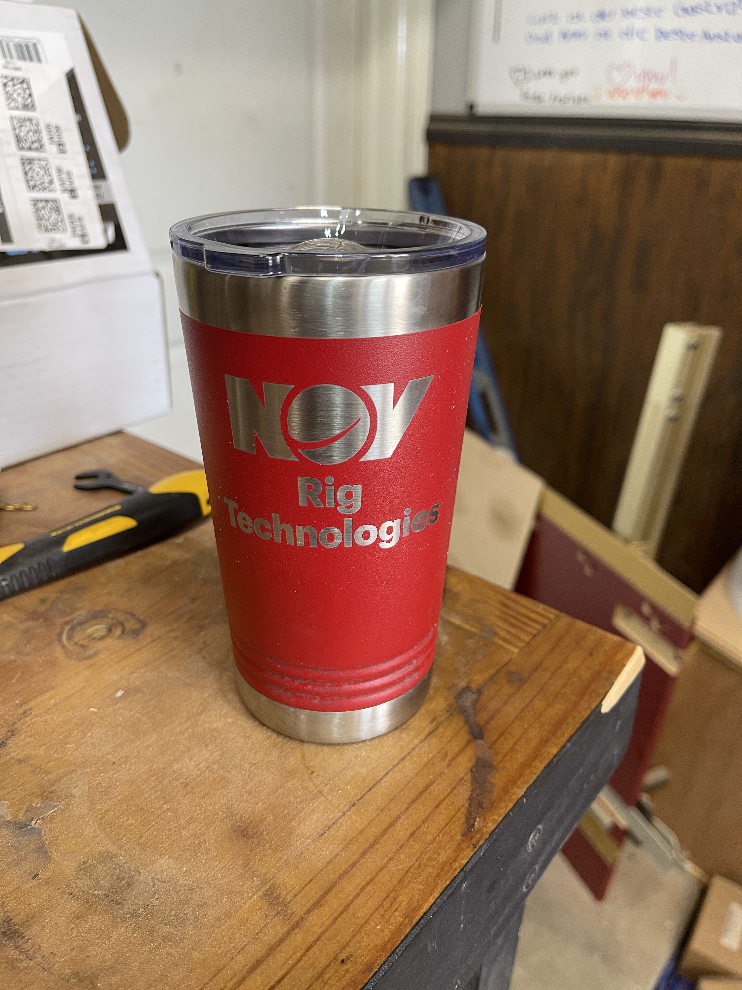 Naked Stainless Steel YETI etching - Finished Creations - LightBurn  Software Forum