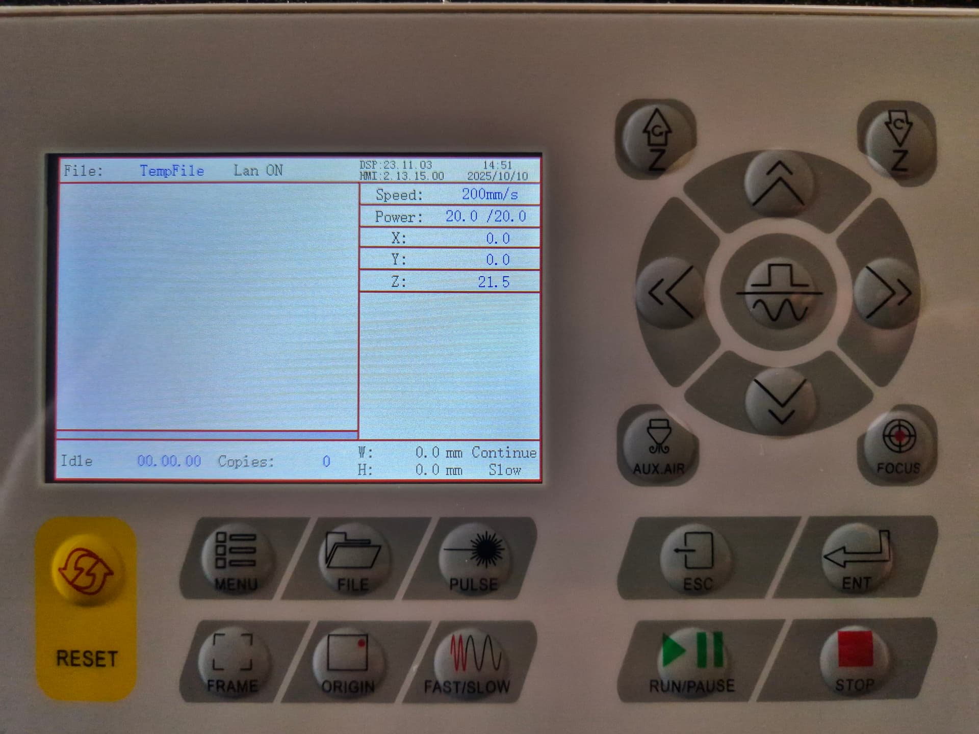 KT332N Z axis offset function - Ruida controllers - LightBurn