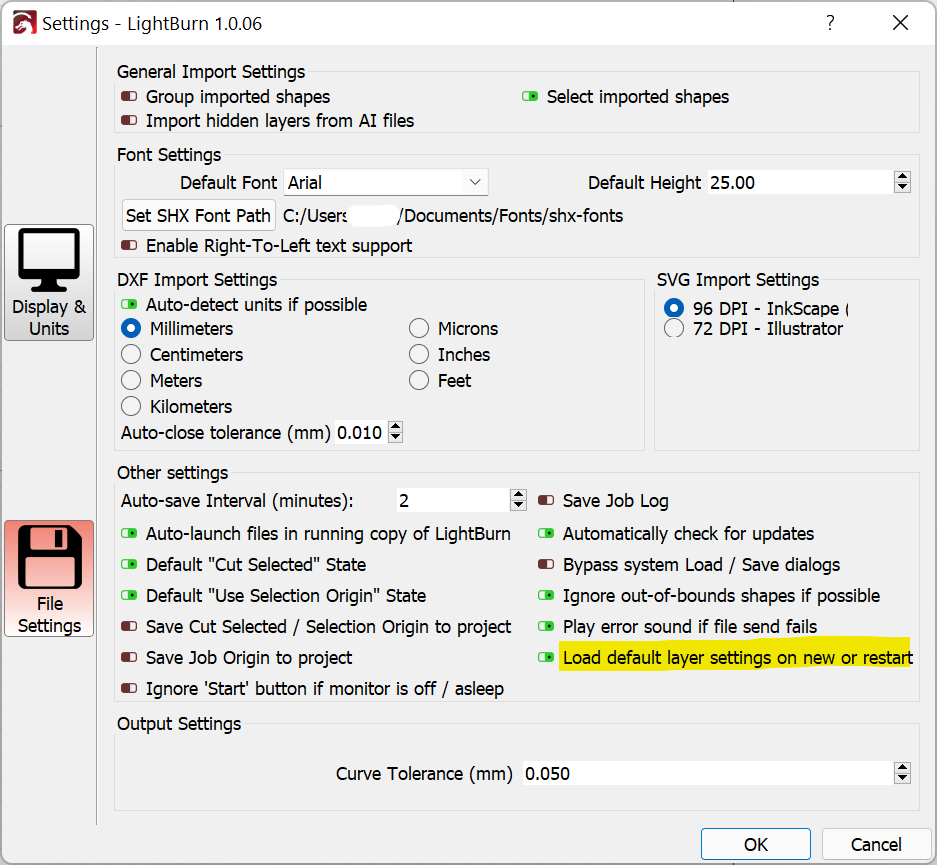 Load default что это. Load default settings. default перевод на русский. set defaults перевод. калибровочный файл для lightburn.
