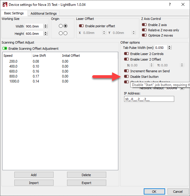 Circle trouble - beginning and end are offset - LightBurn Hardware  Compatibility - LightBurn Software Forum