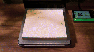 xTool F1 Ultra wood embossing