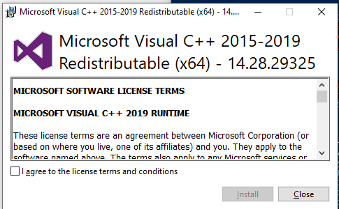 VC++ 2015-2019 Version