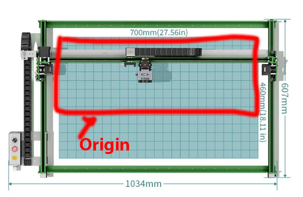 Lightburn workspace not matching the laser engraver! - LightBurn